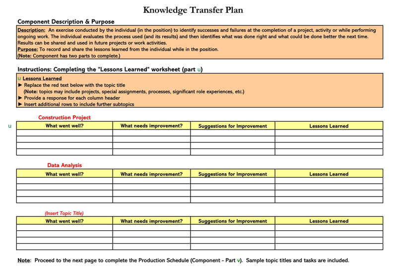 40 Free Transition Plan Templates For Business Job And Career
