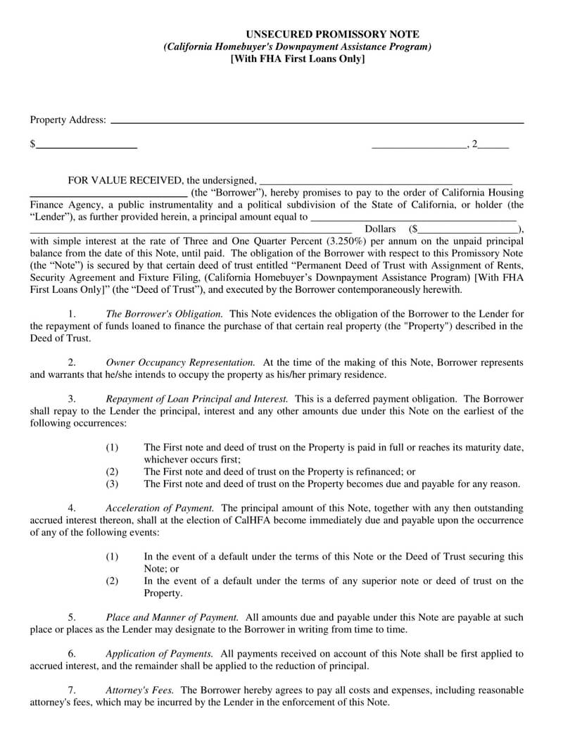 Secured Promissory Note Template from www.doctemplates.net