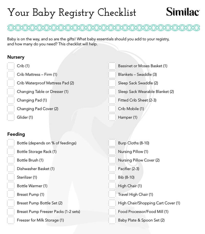 Baby Registry PDF Checklist 03