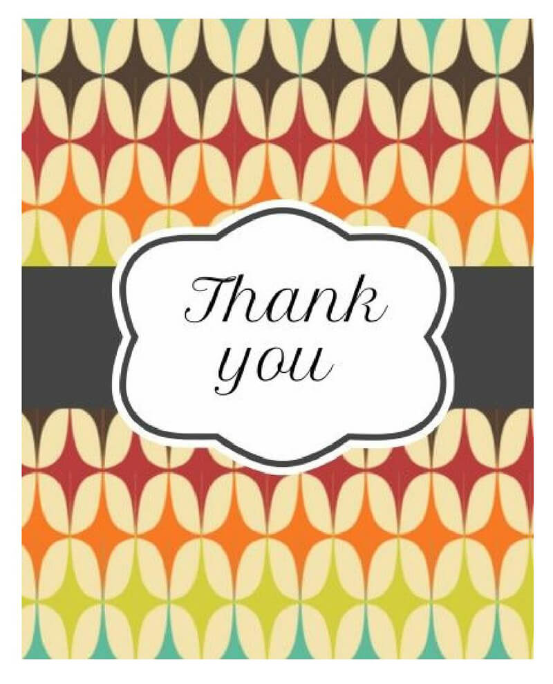 Thank You Card Template 37