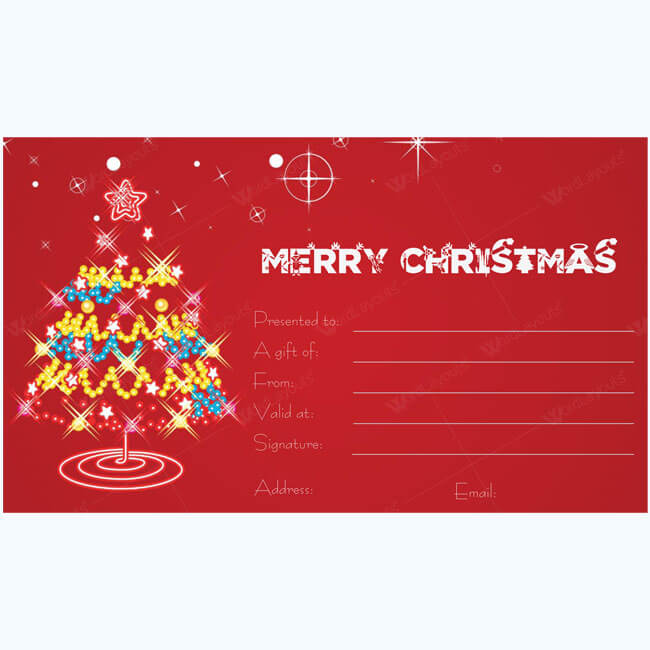  Christmas Gift Certificate Template 04 
