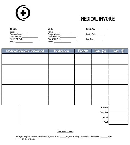 Printable Invoice Form from www.doctemplates.net