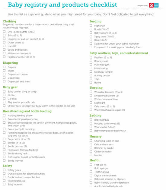 Baby-Registry-Product-Checklist