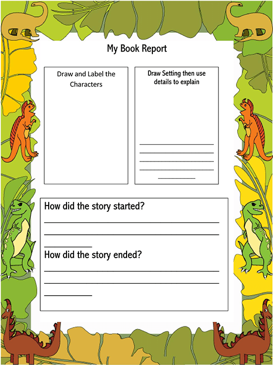 book report template google docs 02