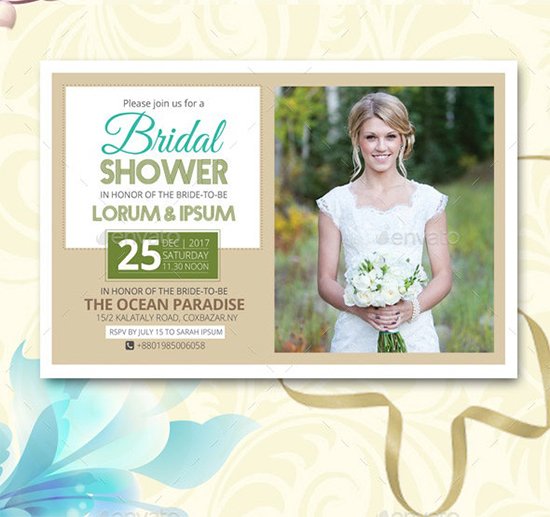 bridal shower invitation ideas