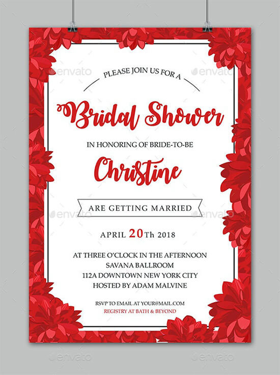 etsy bridal shower invitations