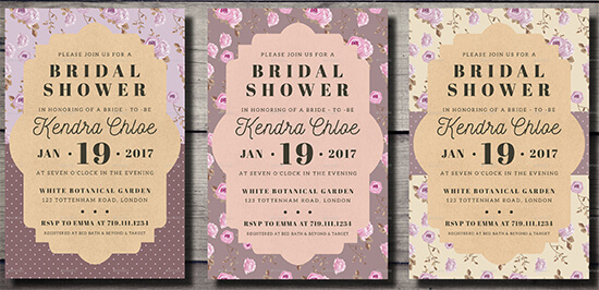 make your own bridal shower invitations 01