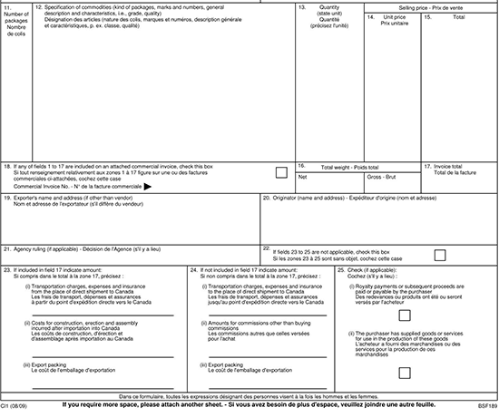  commercial invoice template fedex