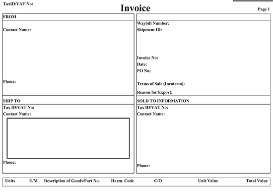 14 Free Commercial Invoice Templates (Word | Excel | PDF)