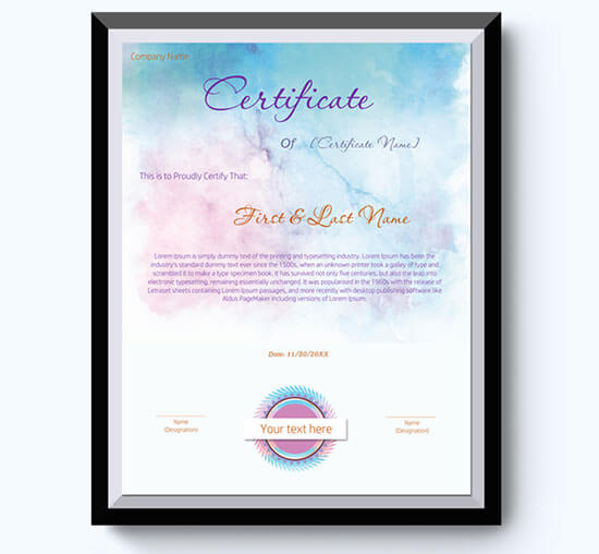 free certificate maker