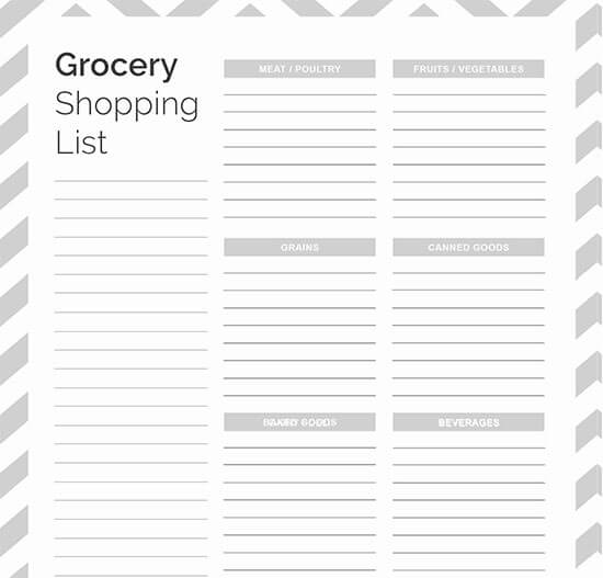 grocery list maker