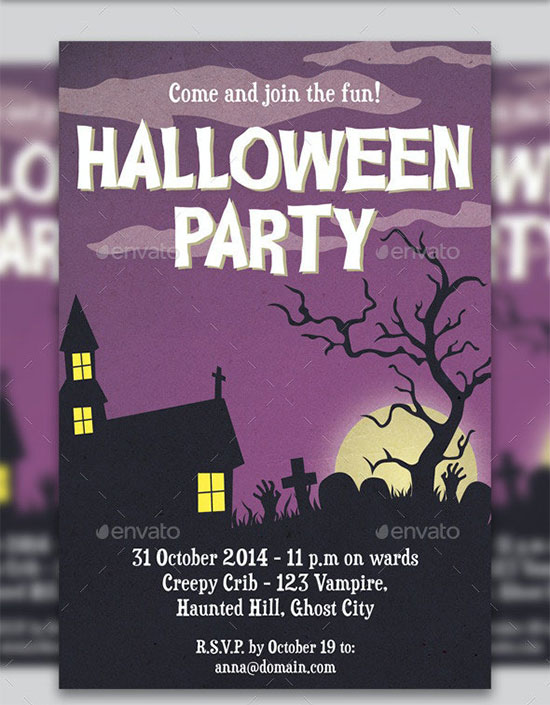 halloween party invitations wording 01