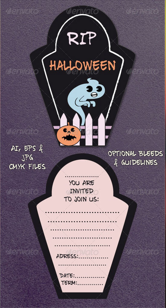 halloween wedding invitations 01
