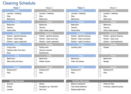 House-Cleaning-Schedule