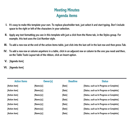 meeting minutes template pages 01