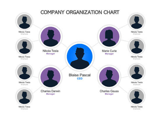 Organizational Chart Template Example