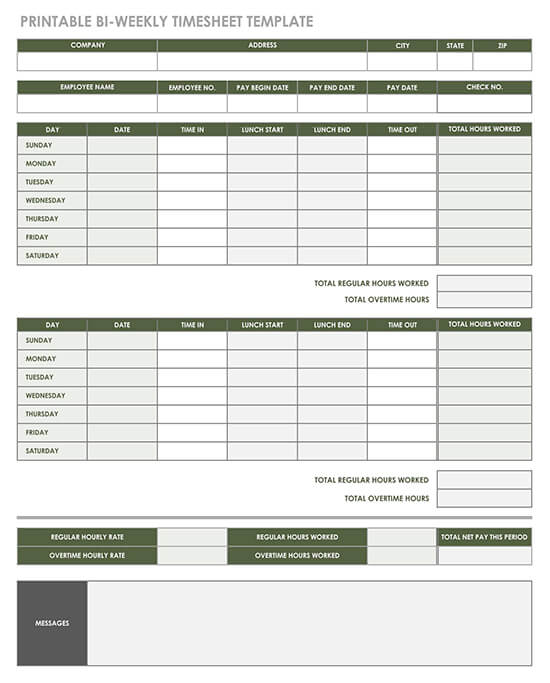 Printable Bi Weekly Schedule Template from www.doctemplates.net