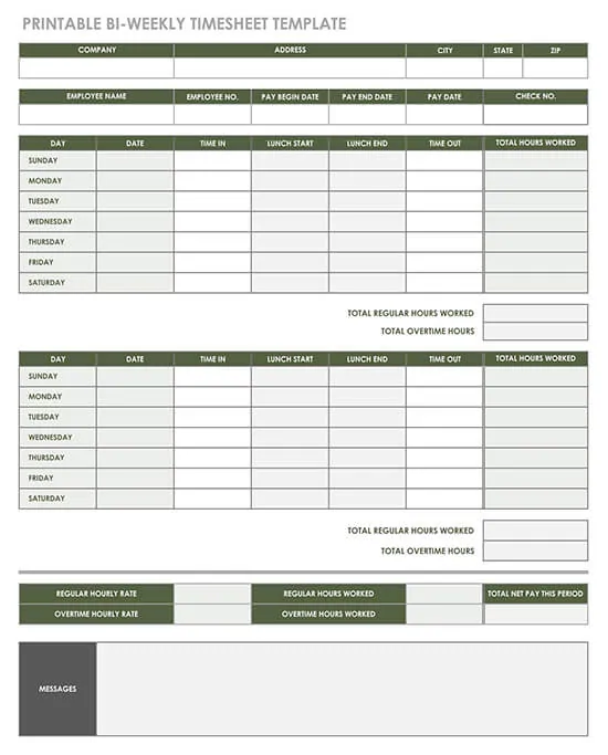 Weekly Timecard Template from www.doctemplates.net