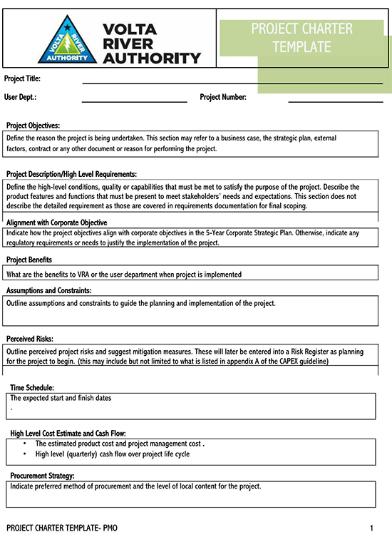construction project charter template 01