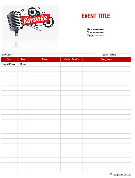 event sign in sheet template excel 01