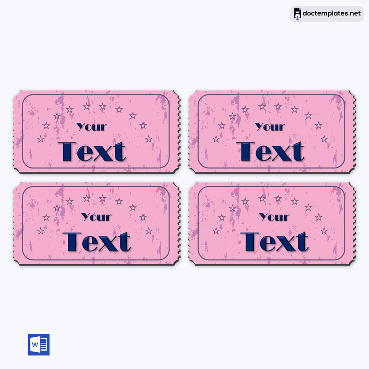 Ticket-Template-with-Stars