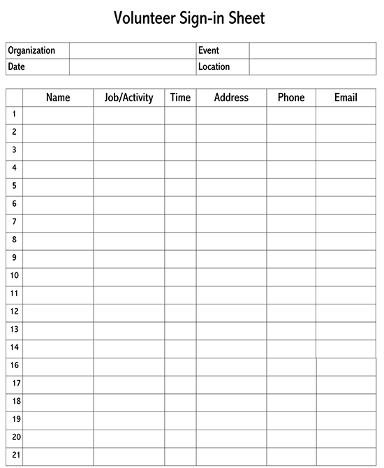 contractor sign in sheet template excel 04