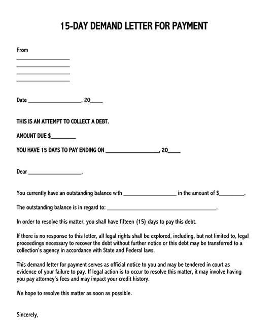 Demand Payment Letter Template from www.doctemplates.net