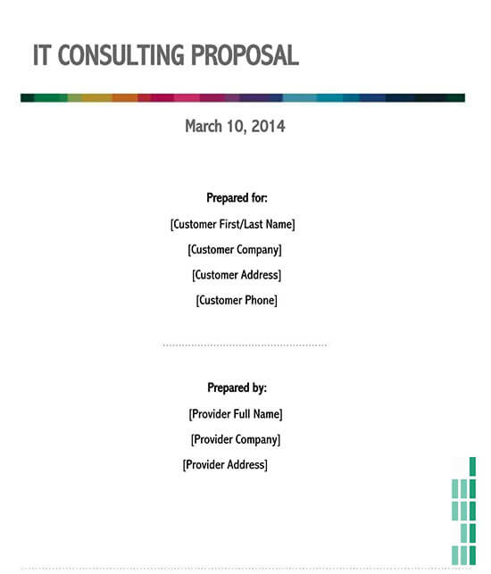 consulting proposal template google docs