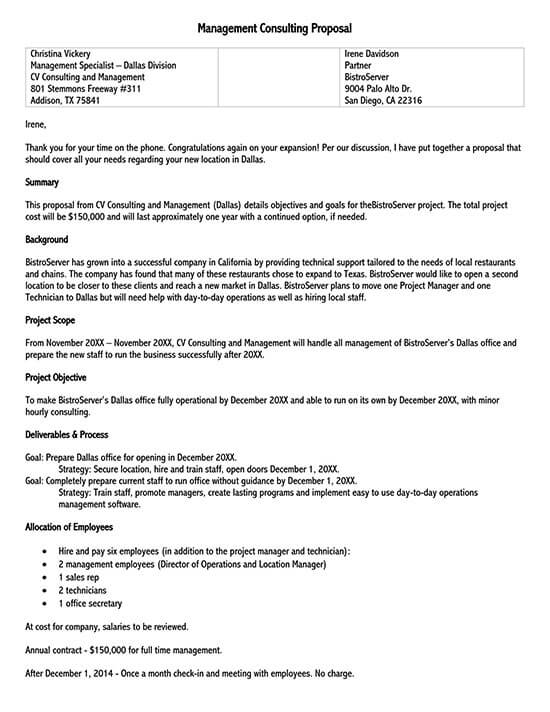consulting proposal template word 01