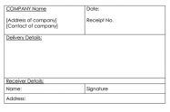10 Free Goods Return Receipt Templates (Word | Excel)
