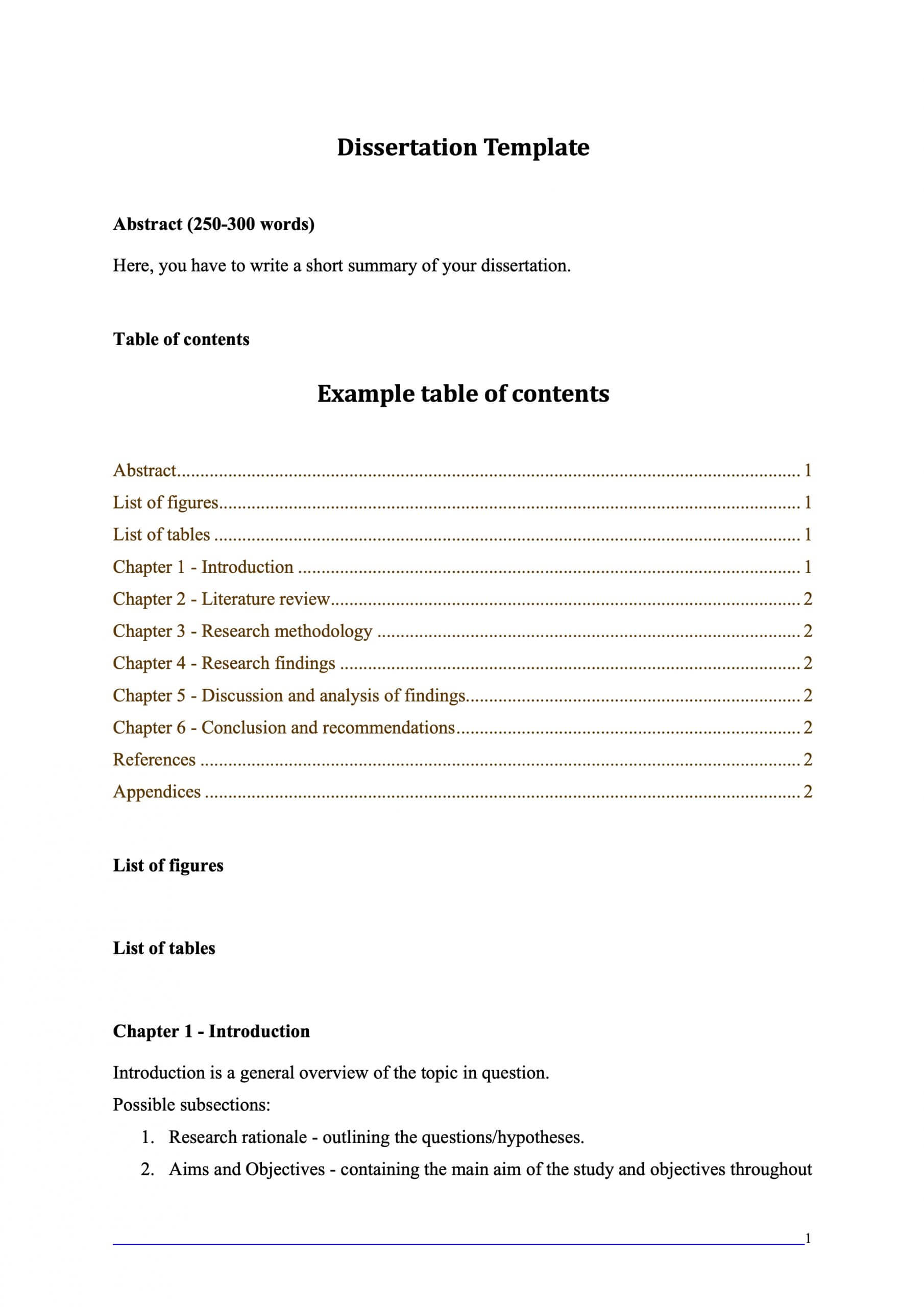 thesis and dissertation pdf