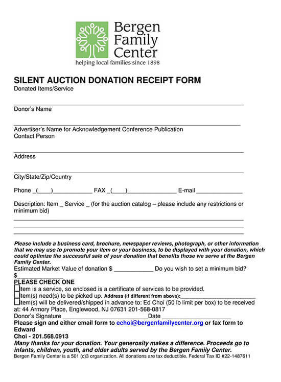 50+ FREE Donation Receipt Templates (Word PDF)