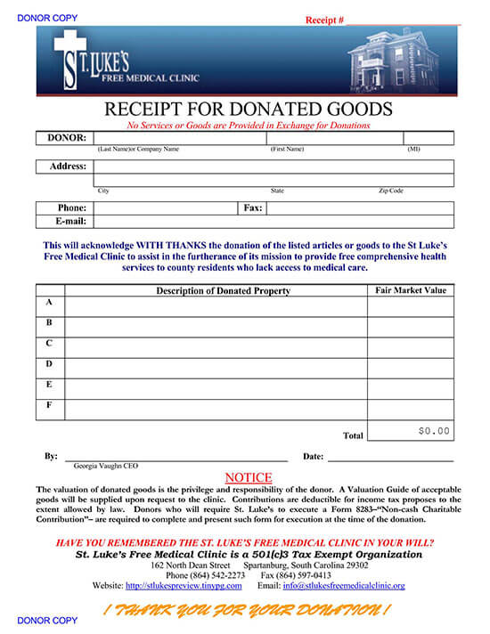 school donation receipt template 03