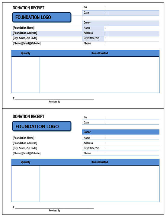 donation receipt letter template 04