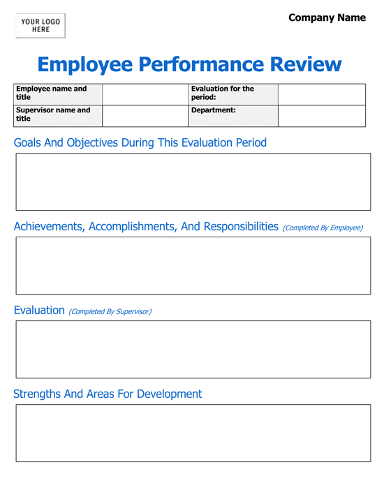 15-free-performance-evaluation-forms-word-pdf