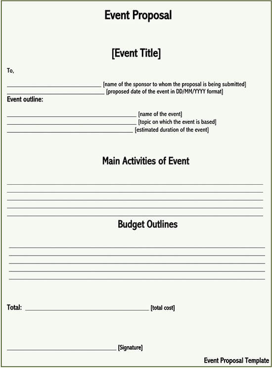 event proposal template google docs