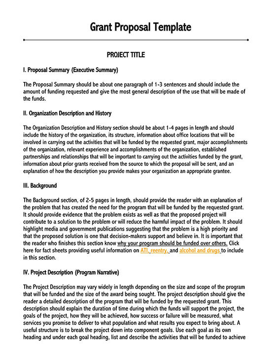 how to write an academic grant proposal