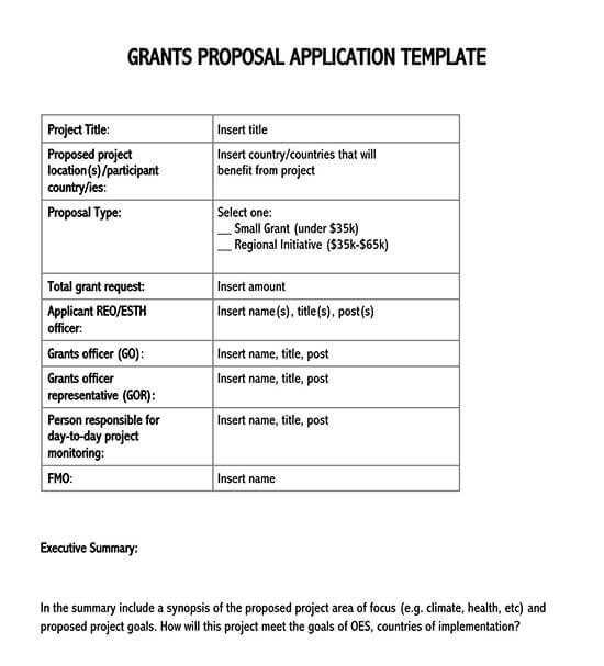 proposal letter template