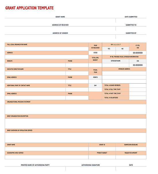 25 Free Grant Proposal Templates &amp; Examples