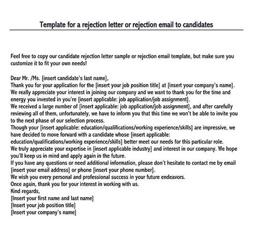 15+ Job Rejection Letter Samples & Examples (How to Write)