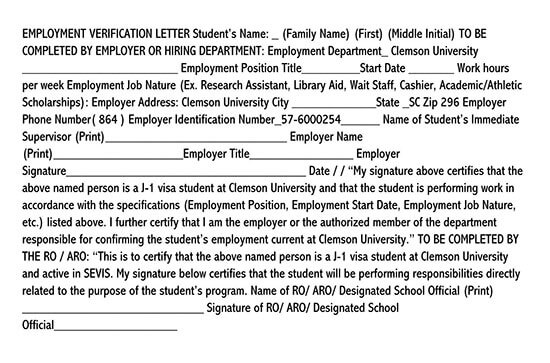 confirmation of employment letter for bank