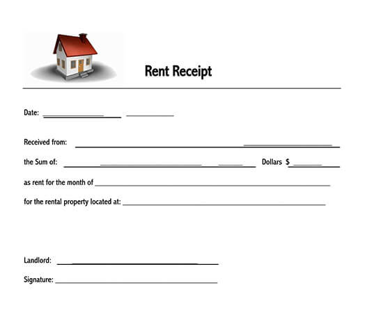 free rent receipt template word india 01