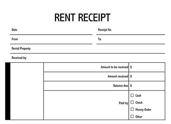 free rent receipt template excel 03