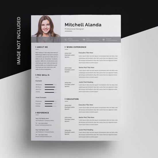 simple-resume-template-with-social-worker