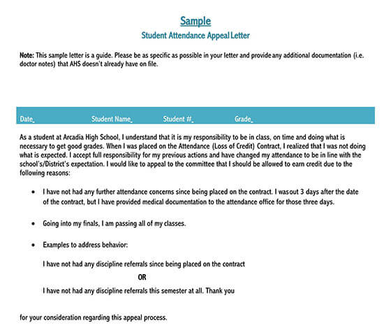 Grade Appeal Letter Sample from www.doctemplates.net