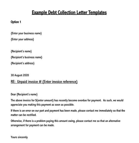 debt collection letter template 01