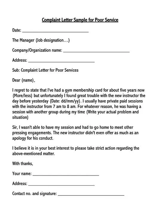 Letter To Cancel Gym Membership Example from www.doctemplates.net