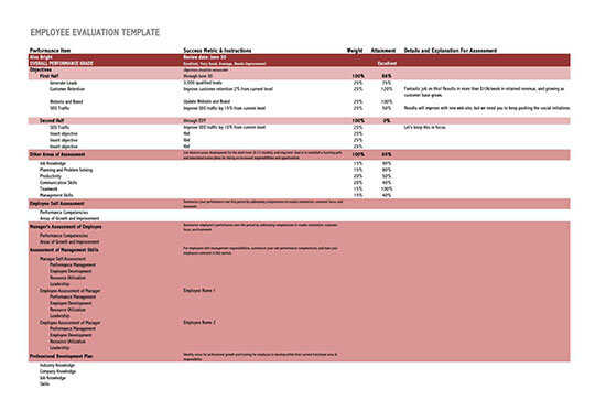 Employee Performance Tracking Template from www.doctemplates.net