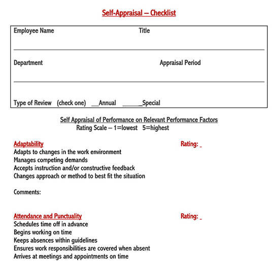 employee evaluation form pdf free