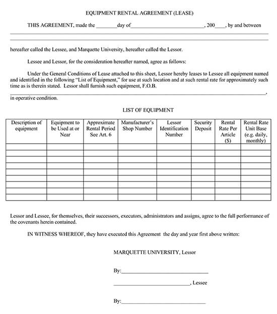 Equipment Rental Termination Letter Sample PDF Format